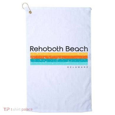 Retro Rehoboth Beach Delaware De Golf Towel