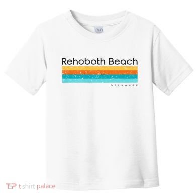Retro Rehoboth Beach Delaware De Toddler T-Shirt