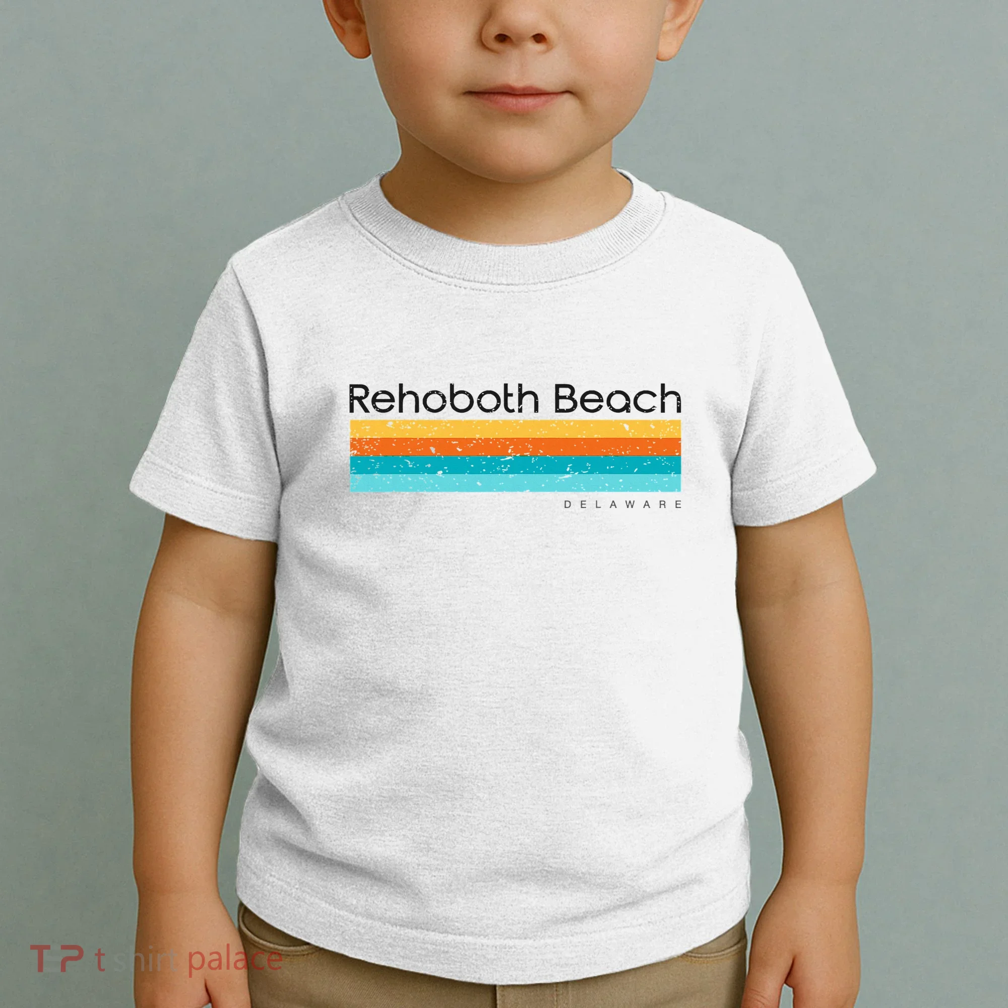 Retro Rehoboth Beach Delaware De Toddler T-Shirt