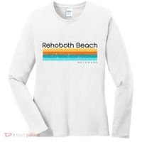 Retro Rehoboth Beach Delaware De Women's Long Sleeve Shirt thumb 0