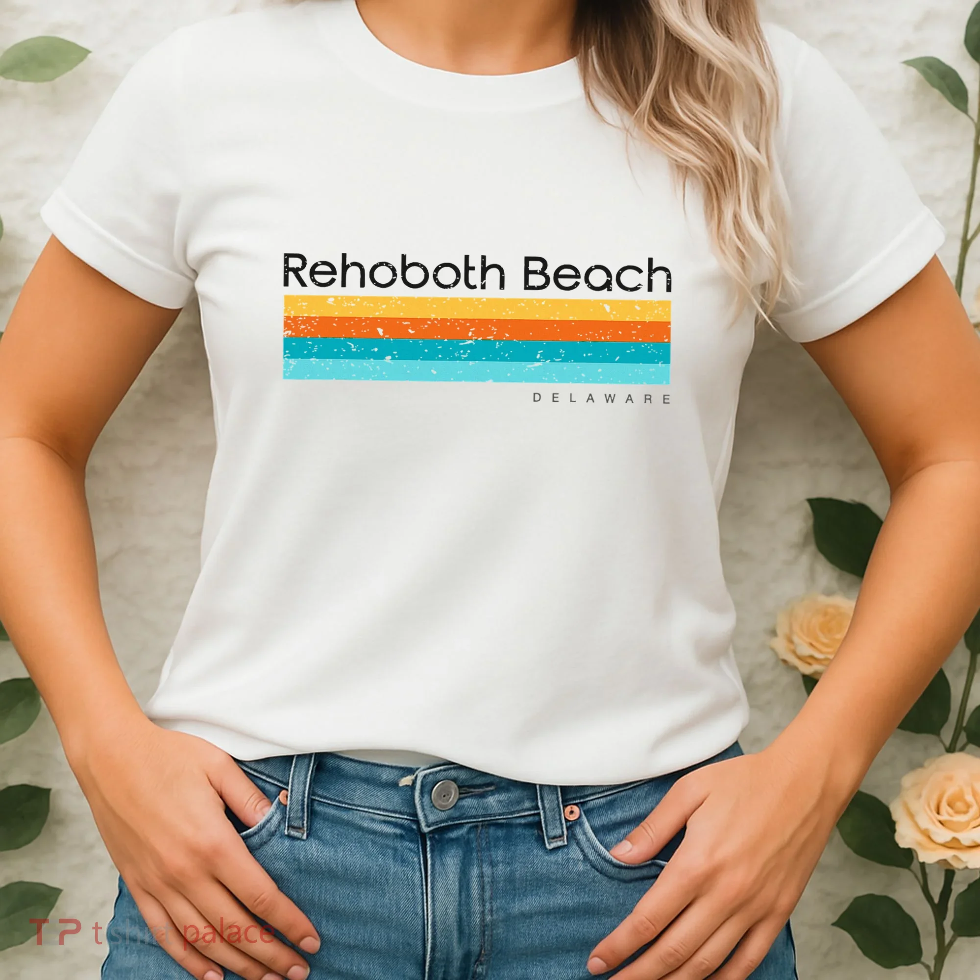 Retro Rehoboth Beach Delaware De Women's T-Shirt