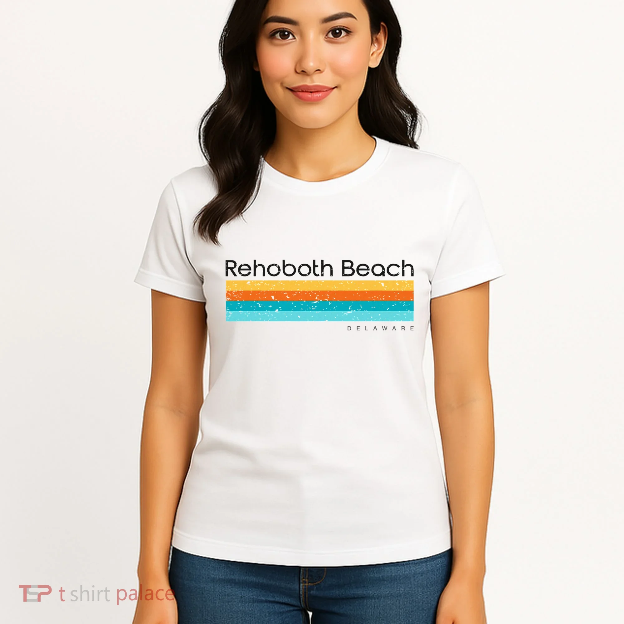 Retro Rehoboth Beach Delaware De Women's T-Shirt