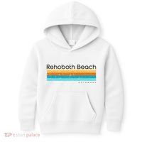 Retro Rehoboth Beach Delaware De Kids Hoodie thumb 0