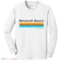 Retro Rehoboth Beach Delaware De Kids Long Sleeve Shirt thumb 0