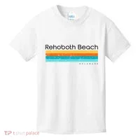 Retro Rehoboth Beach Delaware De Kids T-Shirt thumb 0