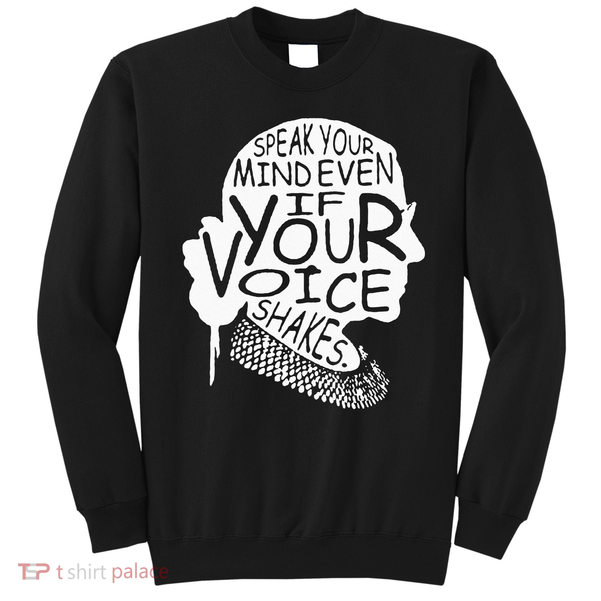 RBG Ruth Bader Ginsburg Feminist Political Gift Sweatshirt