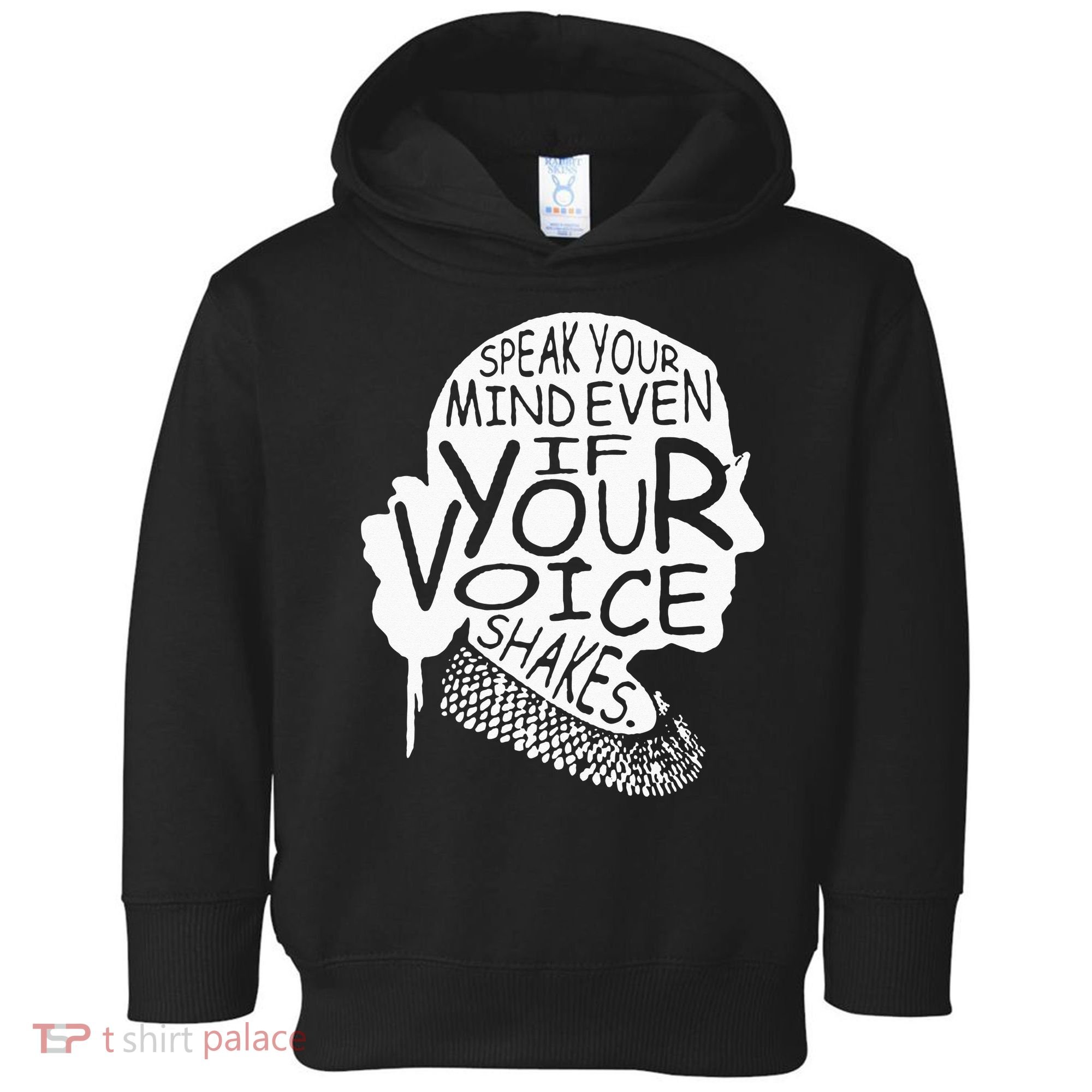 RBG Ruth Bader Ginsburg Feminist Political Gift Toddler Hoodie