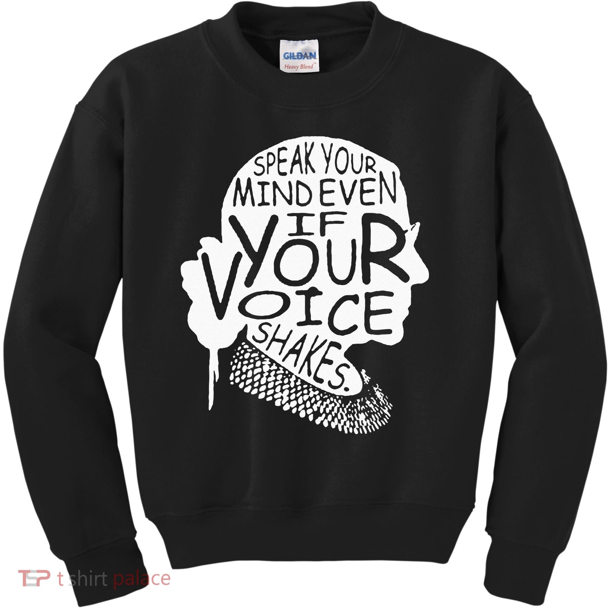 RBG Ruth Bader Ginsburg Feminist Political Gift Kids Sweatshirt
