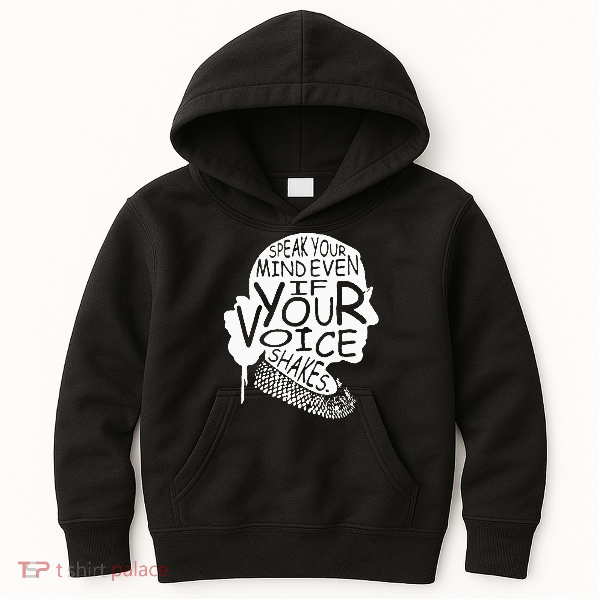 RBG Ruth Bader Ginsburg Feminist Political Gift Kids Hoodie