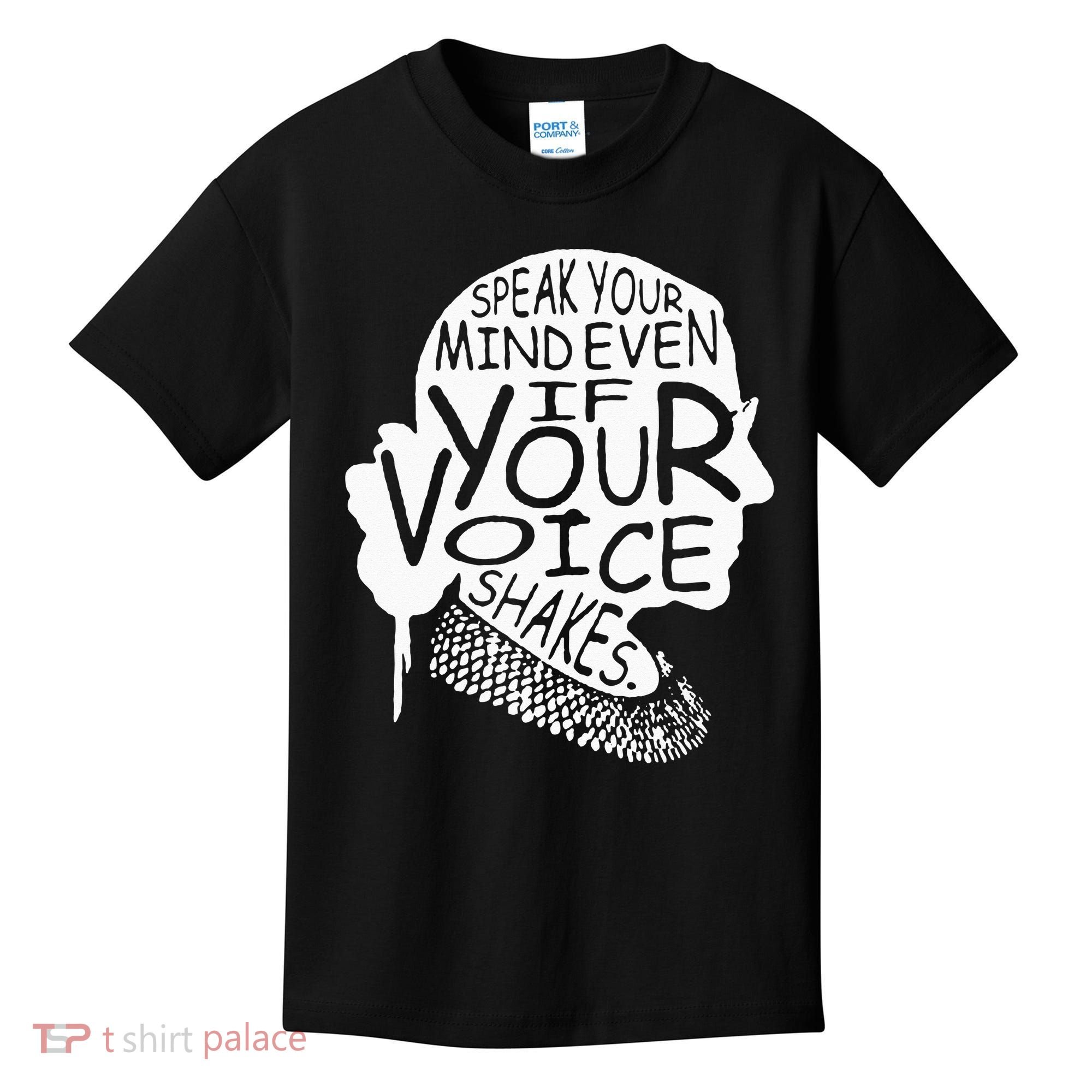 RBG Ruth Bader Ginsburg Feminist Political Gift Kids T-Shirt