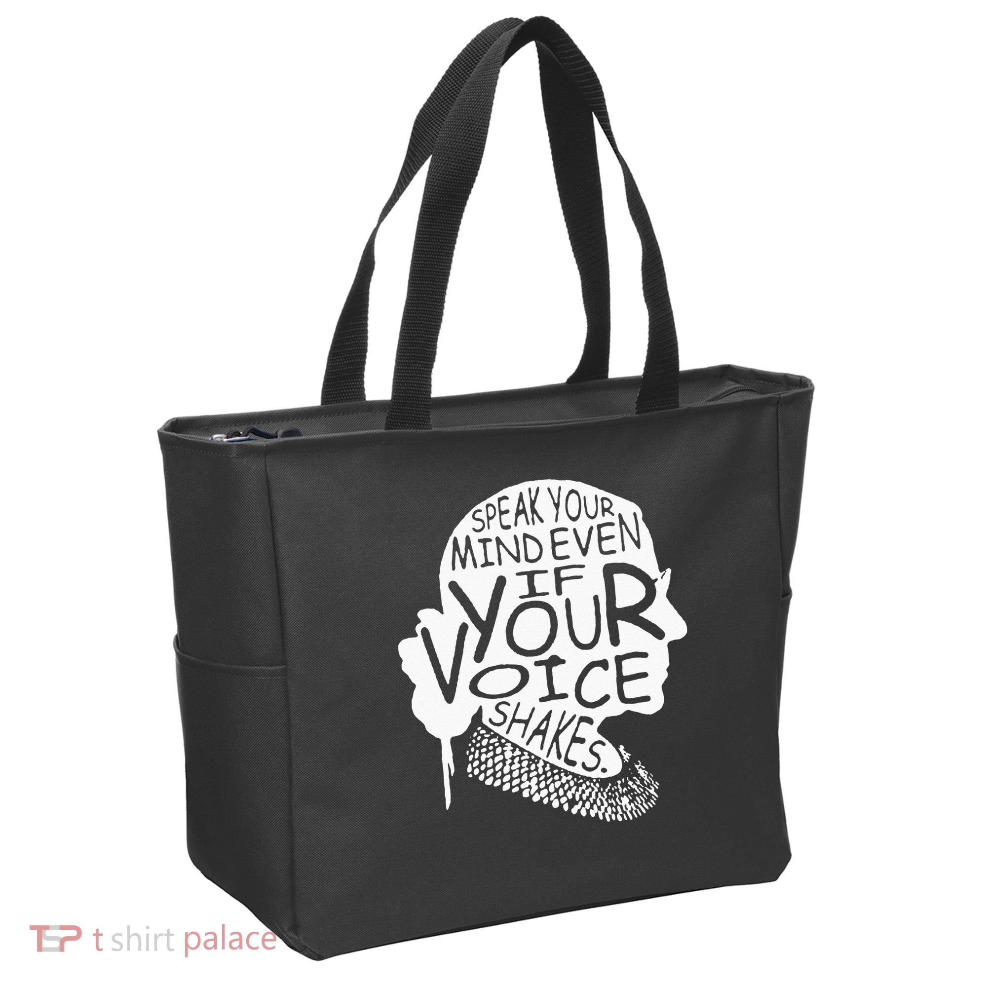 RBG Ruth Bader Ginsburg Feminist Political Gift Tote Bag