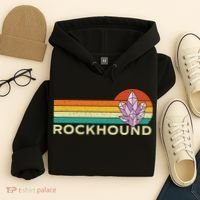 Rockhound Rock Collector Geode Hunter Geology Hoodie thumb 4