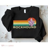 Rockhound Rock Collector Geode Hunter Geology Sweatshirt thumb 2