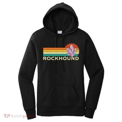 Rockhound Rock Collector Geode Hunter Geology Women's Hoodie