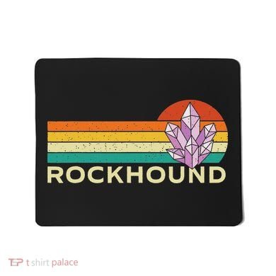 Rockhound Rock Collector Geode Hunter Geology Mousepad