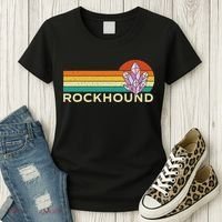 Rockhound Rock Collector Geode Hunter Geology Women's T-Shirt thumb 3