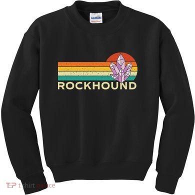Rockhound Rock Collector Geode Hunter Geology Kids Sweatshirt