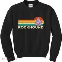 Rockhound Rock Collector Geode Hunter Geology Kids Sweatshirt thumb 0