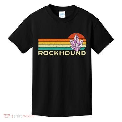 Rockhound Rock Collector Geode Hunter Geology Kids T-Shirt
