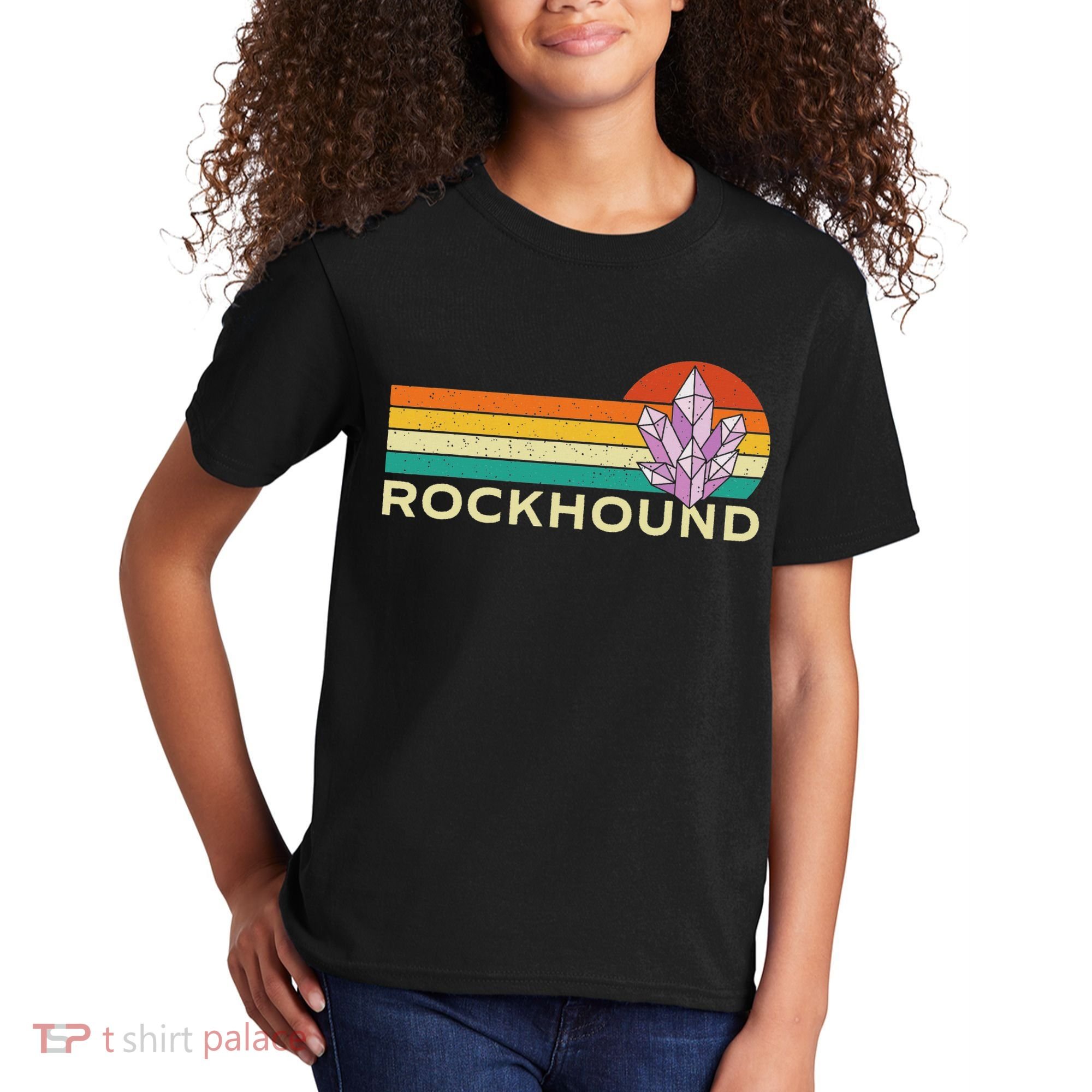 Rockhound Rock Collector Geode Hunter Geology Kids T-Shirt