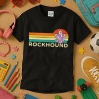 Rockhound Rock Collector Geode Hunter Geology Kids T-Shirt thumb 3