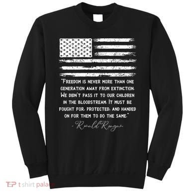 Ronald Reagan Conservative Anti Democrat Sweatshirt