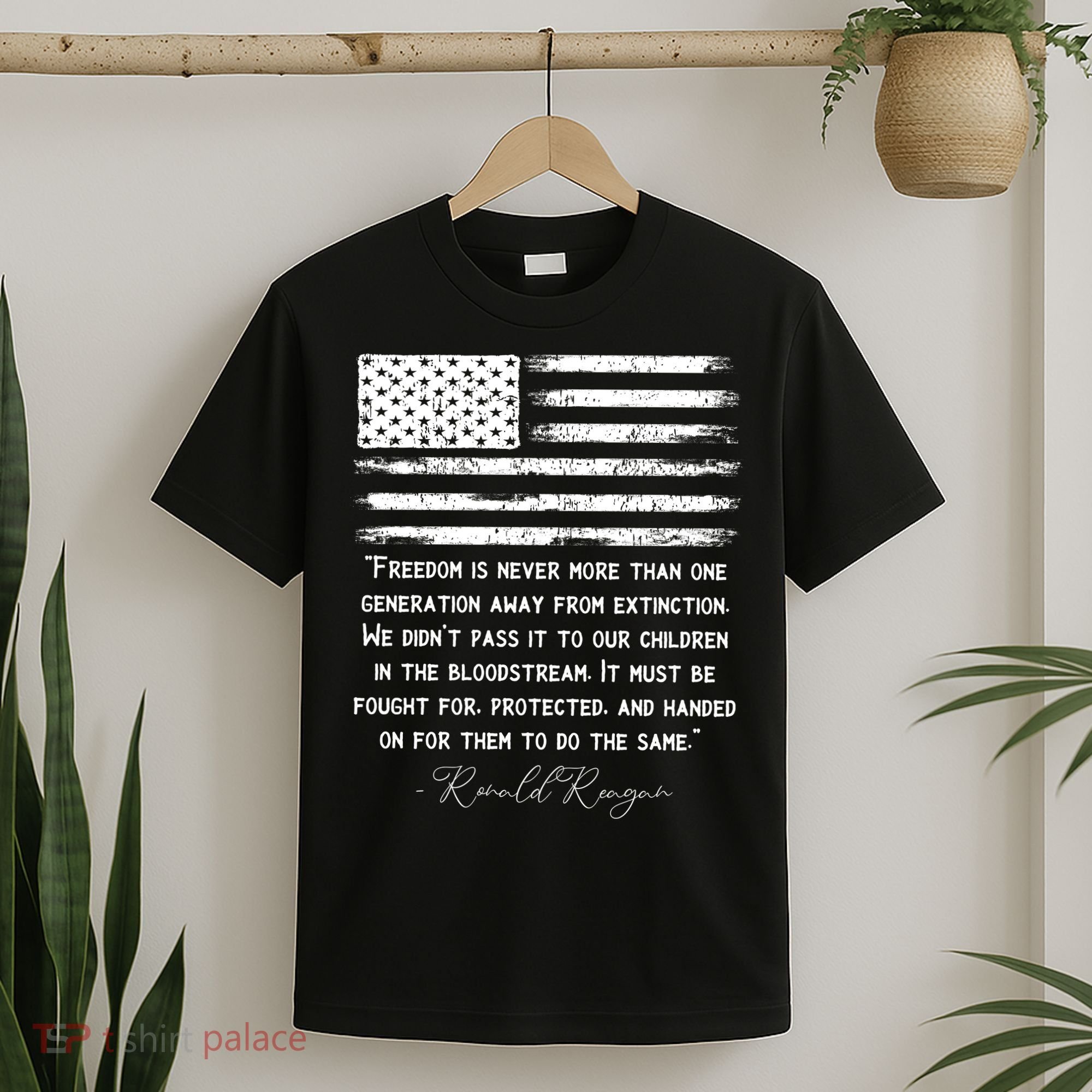 Ronald Reagan Conservative Anti Democrat T-Shirt