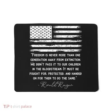 Ronald Reagan Conservative Anti Democrat Mousepad