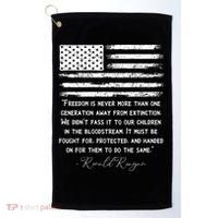 Ronald Reagan Conservative Anti Democrat Golf Towel thumb 0