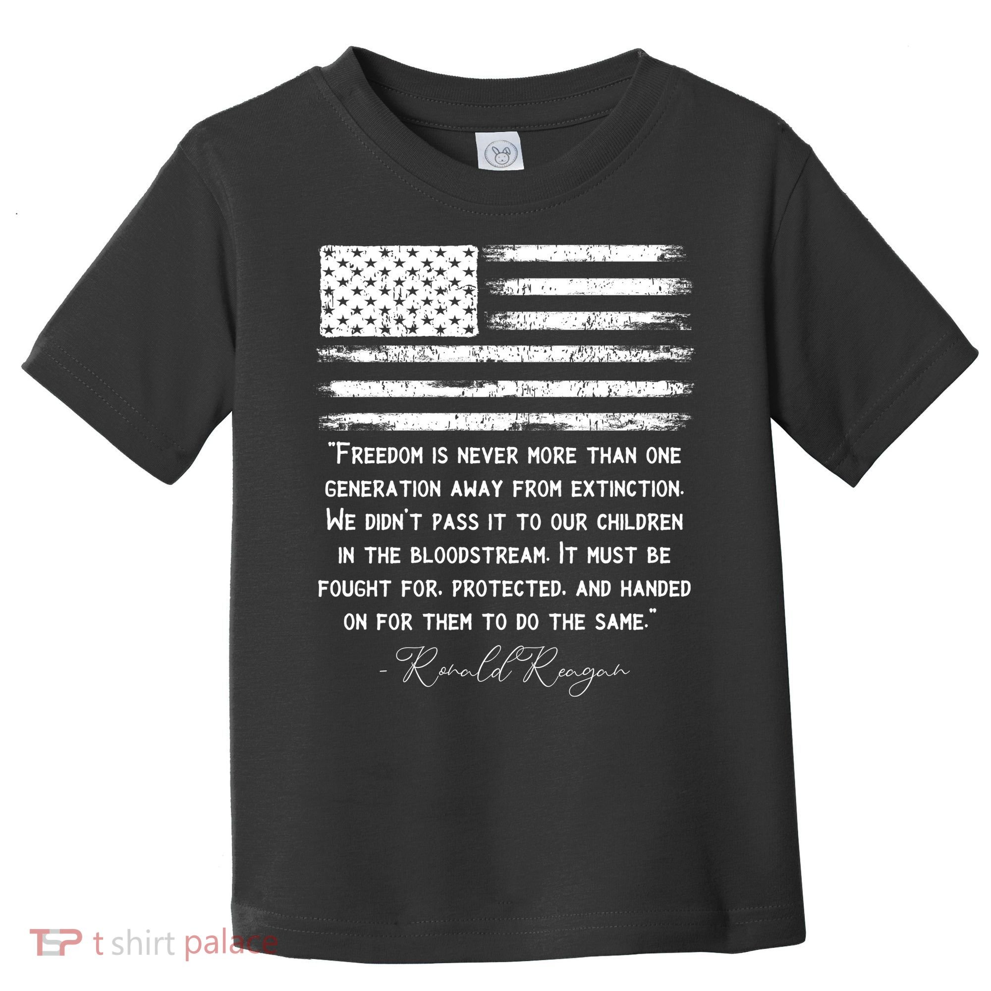 Ronald Reagan Conservative Anti Democrat Toddler T-Shirt