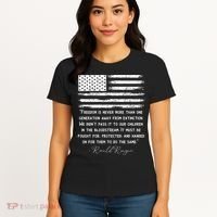 Ronald Reagan Conservative Anti Democrat Women's T-Shirt thumb 4
