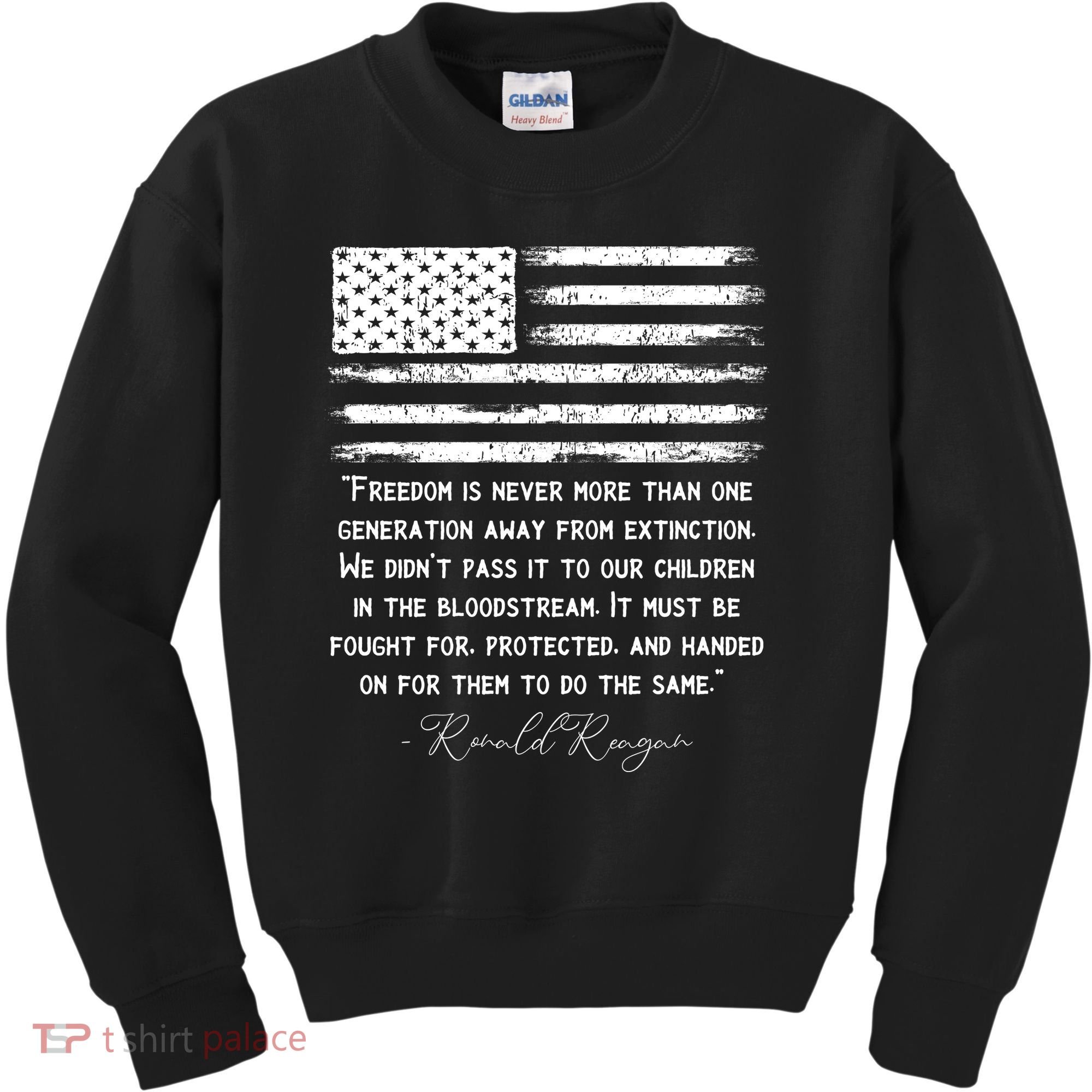 Ronald Reagan Conservative Anti Democrat Kids Sweatshirt