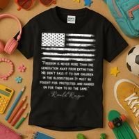 Ronald Reagan Conservative Anti Democrat Kids T-Shirt thumb 3