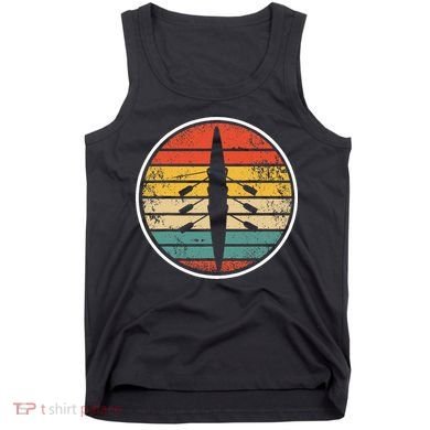 Retro Rowing Crew Boat Vintage Rower Row Team Tank Top