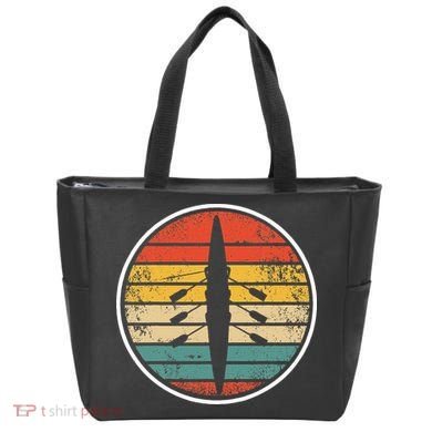 Retro Rowing Crew Boat Vintage Rower Row Team Tote Bag