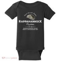 Rappahannock River Chesapeake Bay Seafood East Coast Oysters Baby Bodysuit thumb 0