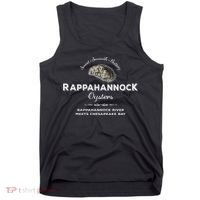 Rappahannock River Chesapeake Bay Seafood East Coast Oysters Tank Top thumb 0