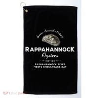 Rappahannock River Chesapeake Bay Seafood East Coast Oysters Golf Towel thumb 0
