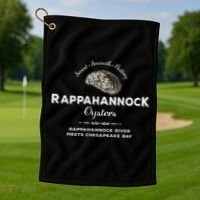 Rappahannock River Chesapeake Bay Seafood East Coast Oysters Golf Towel thumb 1