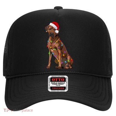 Rhodesian Ridgeback Christmas Lights Xmas Dog Lover Hat
