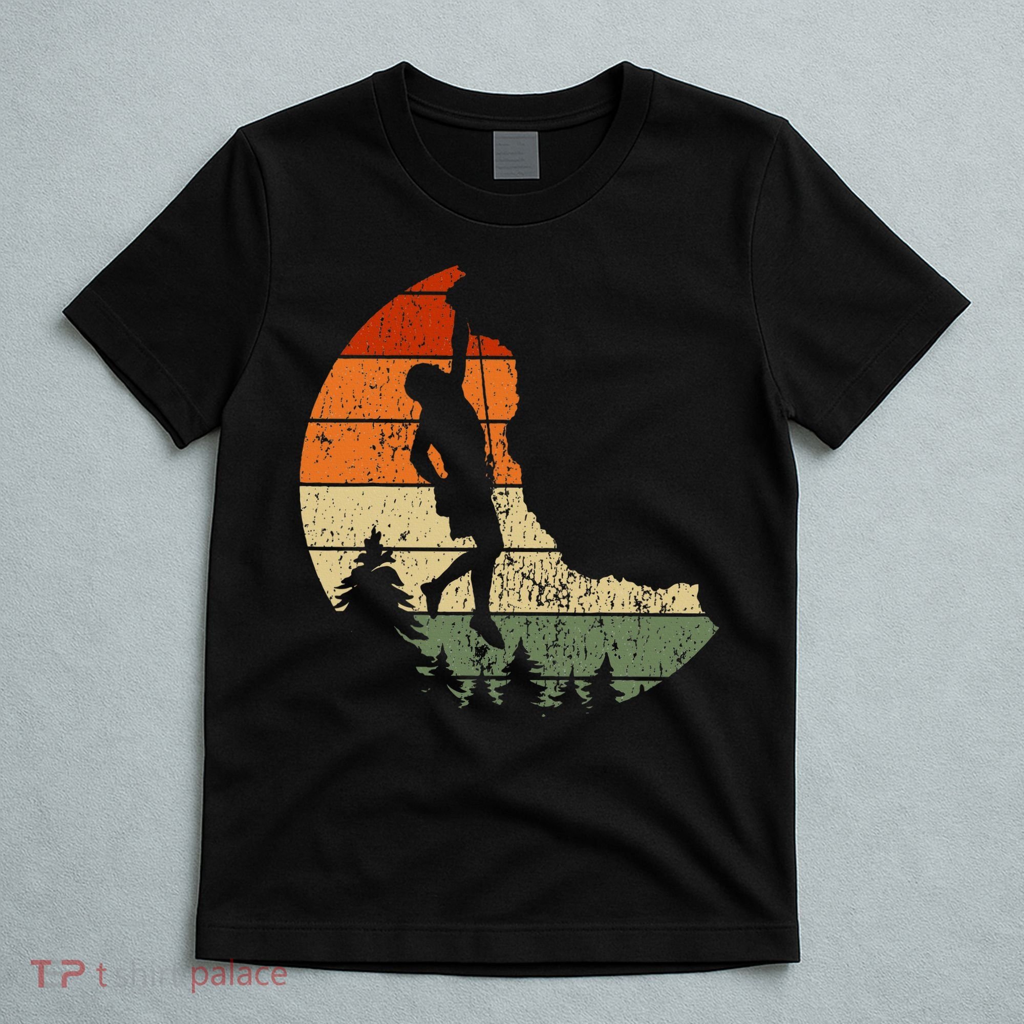 Retro Rock Climbing Vintage Climber T-Shirt