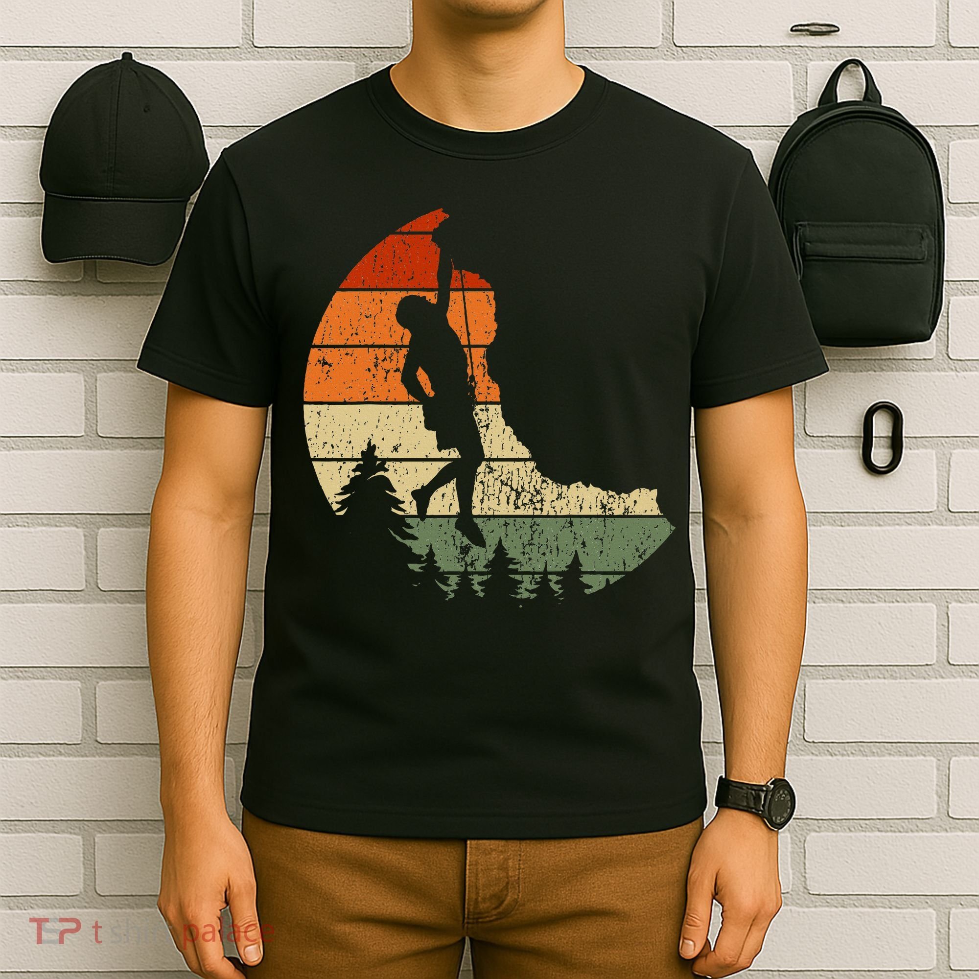 Retro Rock Climbing Vintage Climber T-Shirt