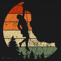 Retro Rock Climbing Vintage Climber T-Shirt thumb 7