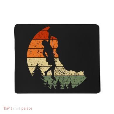 Retro Rock Climbing Vintage Climber Mousepad
