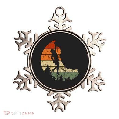 Retro Rock Climbing Vintage Climber Ornament