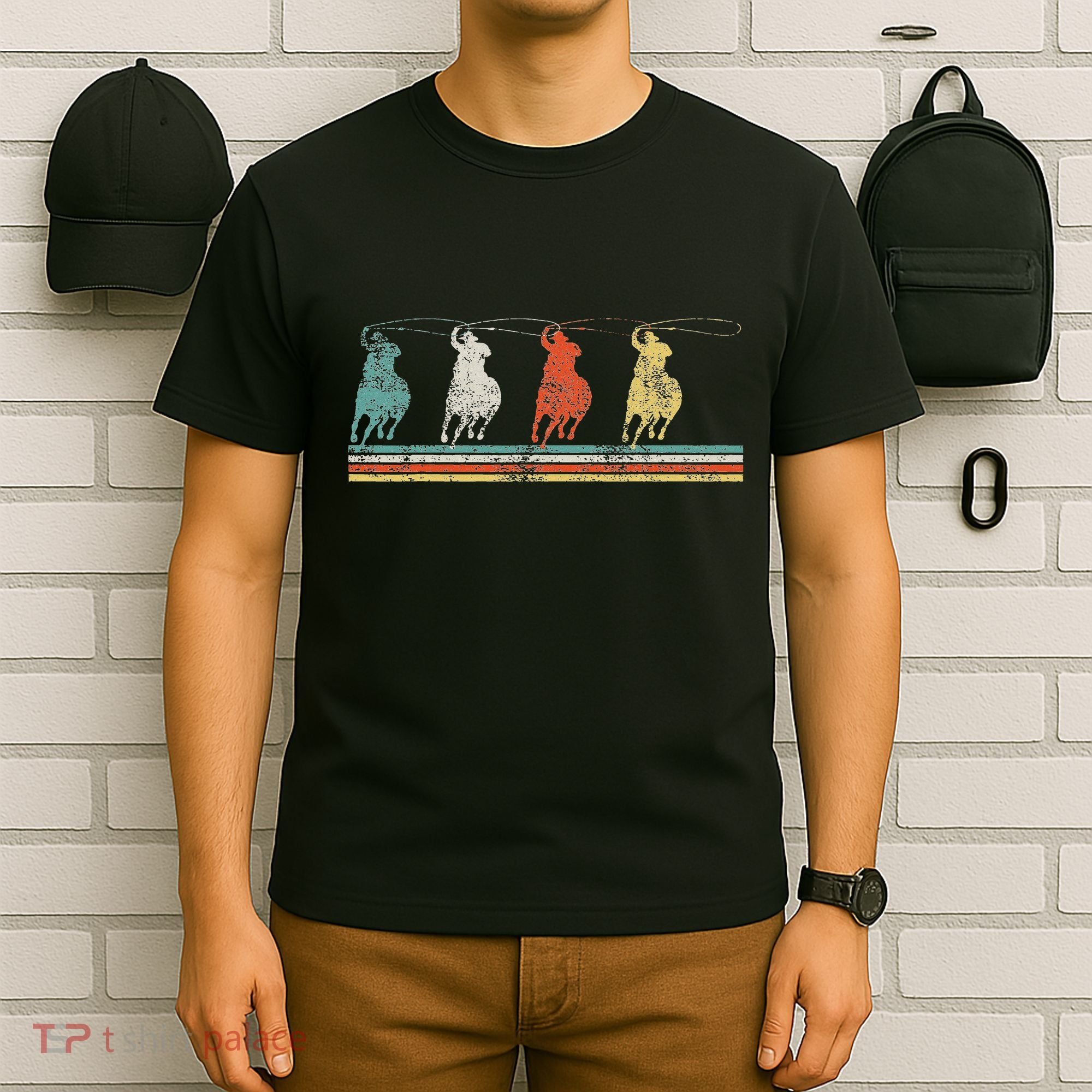 Roping Rodeo Cowboy T-Shirt