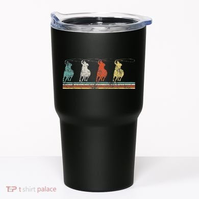 Roping Rodeo Cowboy Tumbler