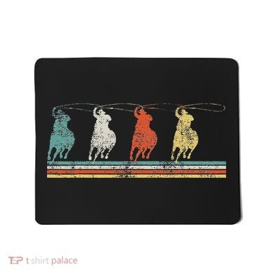 Roping Rodeo Cowboy Mousepad