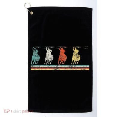 Roping Rodeo Cowboy Golf Towel