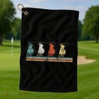 Roping Rodeo Cowboy Golf Towel thumb 1